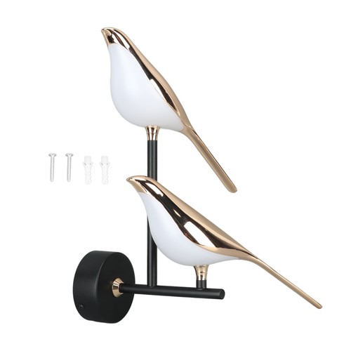 4500K LED Wall Lamp Nordic Bird Modern Decorative LED Wall Light For - Picture 6 of 12