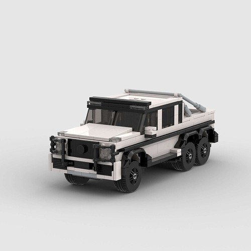 MOC LEGO Car: Mercedes-Benz AMG G63 6x6 Speed Champions style Fast Delivery - Picture 1 of 6