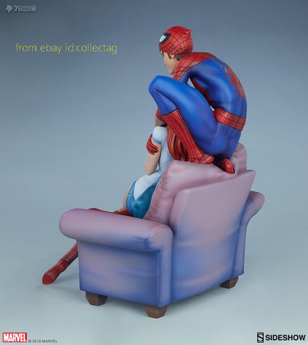 Figura de acción Sideshow Spider-Man y Mary Jane en stock - Imagen 6 de 8