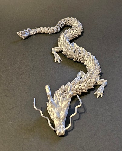 Impreso en 3D. Dragón bigote chino. Juguete Flexi articulado. Regalo Navidad - Imagen 69 de 148