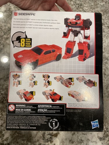 Transformers Generations Autobot Sideswipe Cyber Battalion Series Hasbro New - Picture 4 of 5