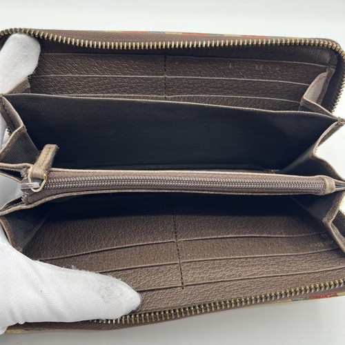 GUCCI Geldbörse Kurier GG Supreme Löwe UFO Reißverschluss PVC lange Geldbörse authentisch aus Japan - Bild 14 von 24