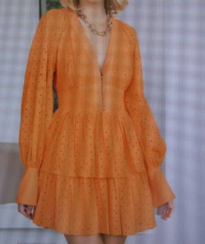 Addilyn Dress Sunrise All About May US Size 6 Beautiful LS Australian Bran Dress