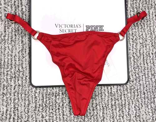 Victoria's Secret Very Sexy NWT Ring Hardware V String Panty XXL Red - Picture 2 of 9