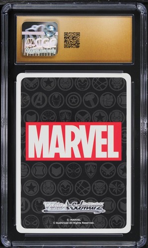 CGC 10 PRISTINE - Infinite Power Thanos SSP Gold Stamp 2023 Marvel Weiss Schwarz - Picture 2 of 2