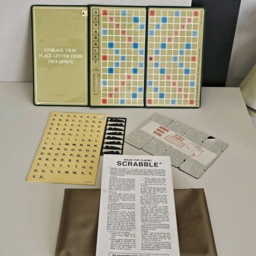 Vintage Spear's Travel 1955 Scrabble Board Game 100% Complete Unused - Picture 15 of 19