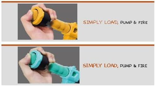 Amax-Pop Ball Gun & Foam Fire Blasters for Kids Indoor Toy & Outdoor Toy with 2 - Picture 7 of 12