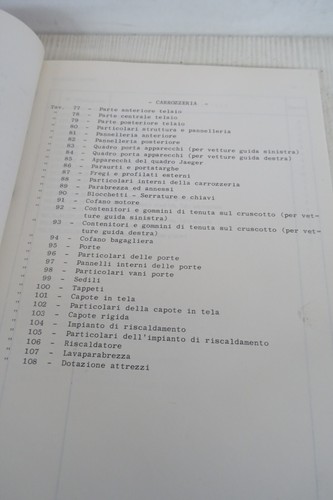 catalogo parti di ricambio Alfa Romeo Spider 1300 Junior 1968 - Foto 5 di 11