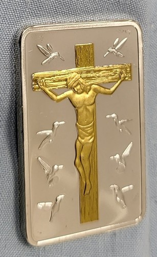 Jesús 10 Mandamientos Plata Barra Oro Certificado de Autenticidad Caja Moneda Estampillas Antiguas Estuche Cruz de Israel - Imagen 20 de 24