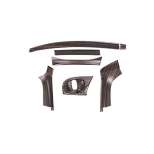 Para Honda Accord 2008-2012 Consola de madera mate Centro Salpicadero Tira Cubierta Borde - Imagen 9 de 10