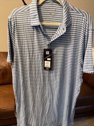NEW~Head Golf Mens Polo Shirt Short Sleeve Gustav Wave Runner Ocean Sz XL w/Tags - 第 1/7 張圖片