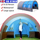 Portable Large 8-10 Man Camping Tent Family Group Outdoor Hiking Travel Room New