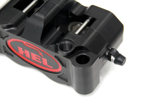 HEL Performance 4 Piston Radial Brake Calipers Kit (100mm Black) Left and Right - Picture 8 of 12