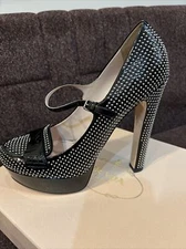 New In box Miu Miu Calzature Donna Vernice Black Size 40.5