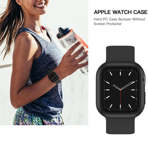 For Apple Watch Series 7 45MM Case Cover+3D Full Tempered Glass Screen Protector - Picture 31 of 74