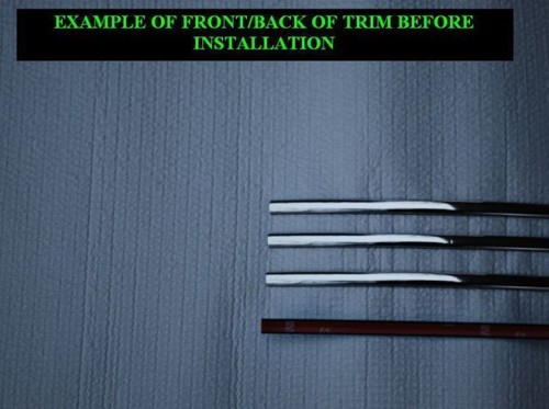 1998-2005 AUDI A4 A6 A8 CHROME TRIM FOR LOWER GRILL GRILLE 98 99 00 01 02 03 04 - Picture 3 of 6