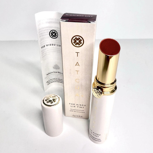 TATCHA The Kissu Lip Tint SPF 25 ~ MIDNIGHT LILY ~ EXP 02/2026 Full Size Boxed - Picture 3 of 8
