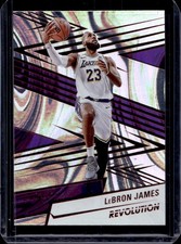 2024-25 Panini Revolution LeBron James Red Swirl #31 Lakers