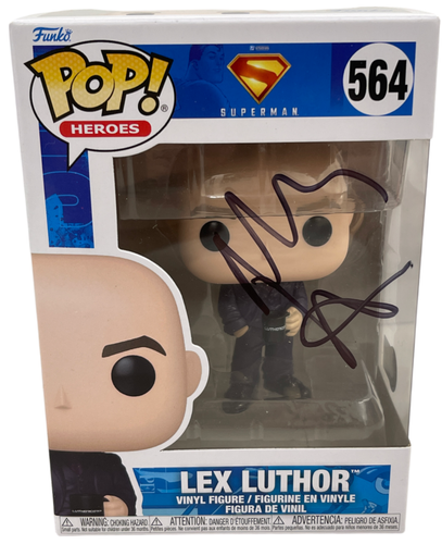 Nicholas Hoult signed Lex Luthor Funko Superman Authentic Autogramm Beckett