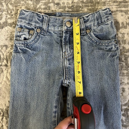 Levi’s Girls Warm/Winter Lined Blue Denim Jeans Size 4t - Picture 15 of 17