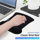 Ergonomisches Mauspad mit Memory-Schaum Handgelenkstütze rutschfest 250x205mm
