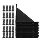 6 Sätze dreieckige Stahlstützklammern Hochleistungs-Eckstreben mit