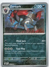 Zoroark 062/086 Rare Reverse Holo SV: White Flare NM Pokémon