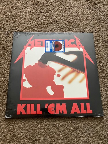 Metallica Kill Em All Vinyl 12" Engine Red Limited Edition LP Brand New Sealed - Picture 1 of 2