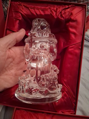 Figura Waterford Cristal "SANTA" 2002 2ª Edición ~ Irlanda ~ 7" Alto con Caja - Imagen 4 de 6