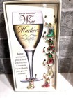 Christmas Stocking Wine Markers Wine Glass Charm Rings