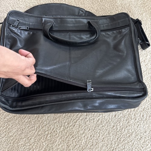 Tumi erweiterbarer Organizer Laptop Aktentasche 96141DH/Leder/schwarz/825 $ - Bild 18 von 23