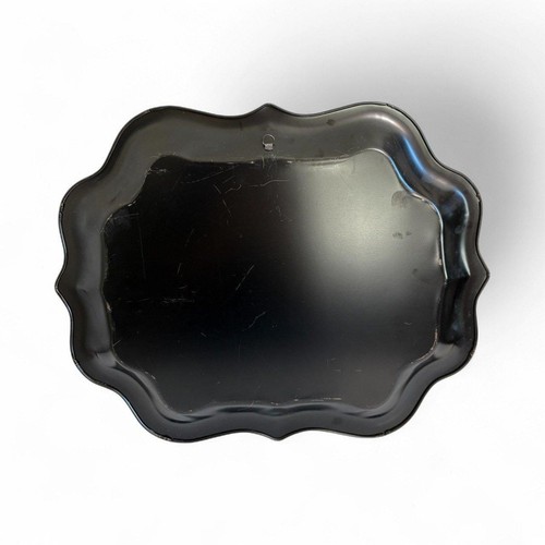 Vintage Toleware Tin Tole Tray Wall Hanging 15 x 19 Horse Wagon Original - Picture 2 of 7