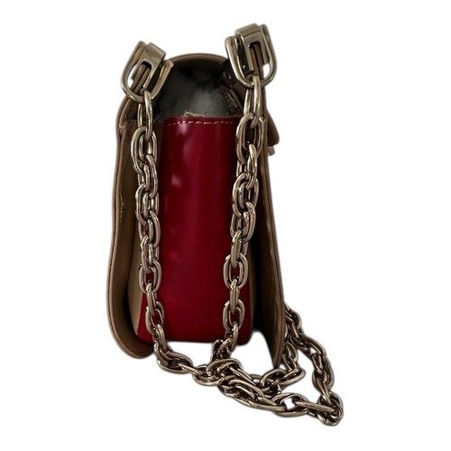 Ivanka Trump Tan Red Gold Chain Strap Shoulder Bag - Picture 3 of 21