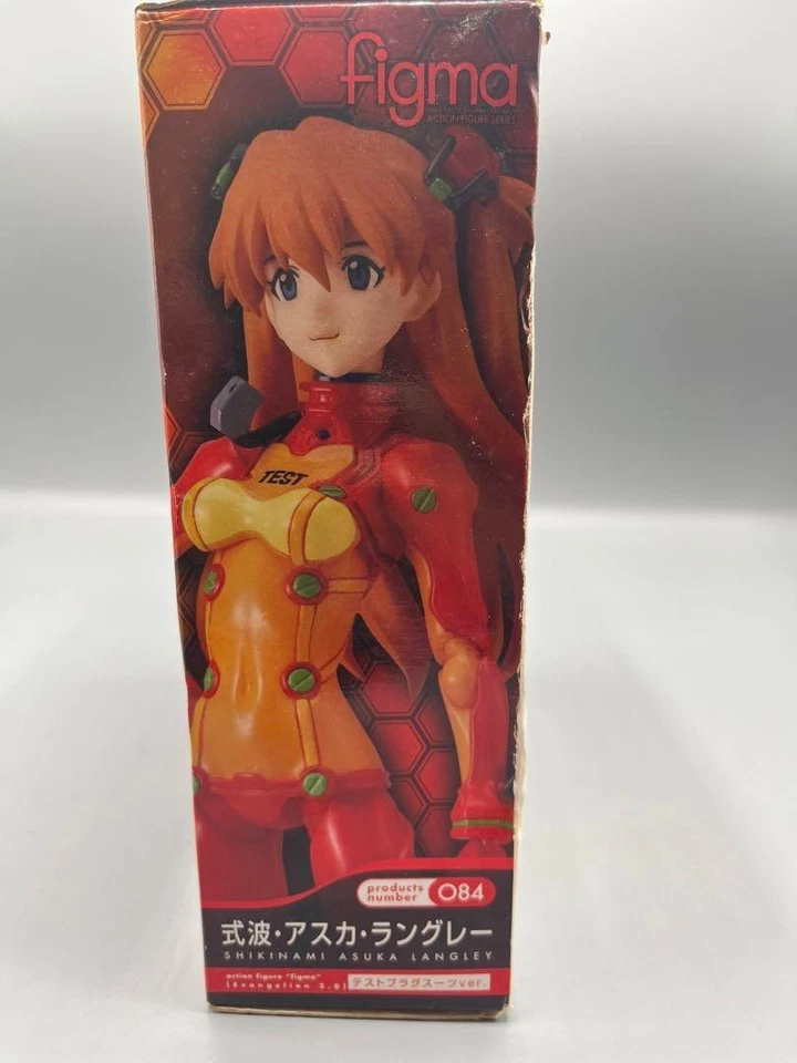Max Factory Evangelion 2.0 Figma Asuka Langley Test Plug Suit ver.084 used - Image 3 of 4