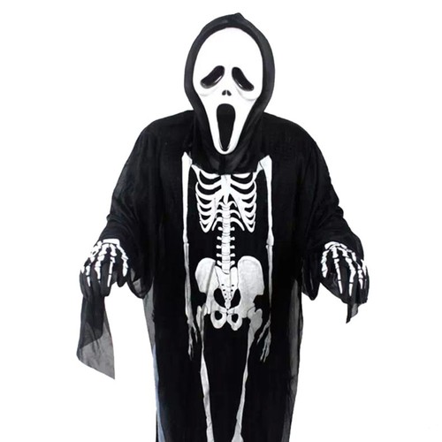 Guantes Garra Fantasma Esqueleto Halloween Juegos con disfraces Adulto Pata Sin Dedos - Imagen 8 de 11