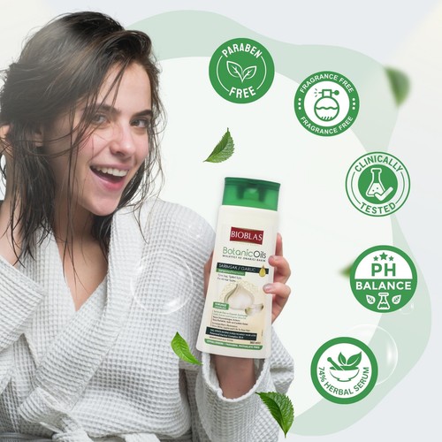 Knoblauch Shampoo - Geruchloses & unparfümiertes Haarwachstum Shampoo für Männer & Frauen - C... - Bild 5 von 7