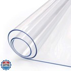 23.6 x 48 Inch Clear Plastic Dining Table Protector Tablecloth De