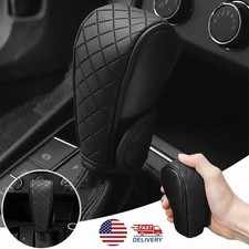 Car Leather Gear Shift Cover Anti-slip Dustproof Gear Shifter Stick Protector