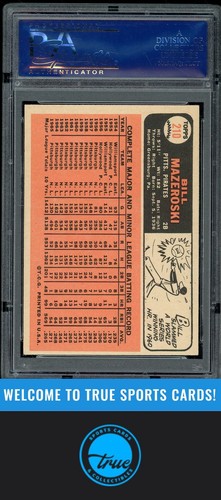 1966 Topps #210 Bill Mazeroski PSA 5 - Picture 2 of 2
