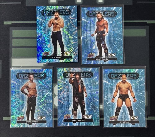 Cartas AEW 2023 - Insertos Base We Are All Elite Pyro Gold Dazzlers Lista - Imagen 12 de 21