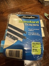 Swingline Staples Standard 1/4 inches Length 210/Strip 5000/Box 3 Pack 35101