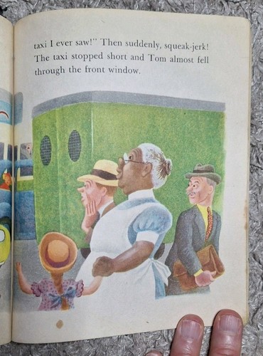 The Taxi That Hurried, 25, L.S. Mitchell, 1946 1st Ed. A Little Golden Book, NDD - Picture 17 of 24