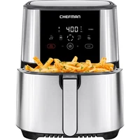 Chefman Turbofry Touch Air Fryer Large 5-Quart Family Size One Touch Digital