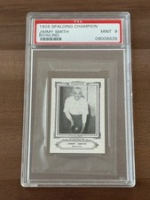 1926 Spalding Champions -Jimmy Smith - Bowling -PSA 9 Pop 1, None Higher