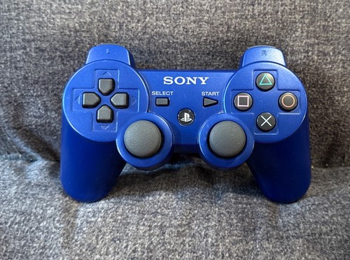 Offizieller Sony Playstation 3 PS3 DualShock 3 Wireless Blau Controller! Original!