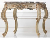 Couchtisch Tisch Beistelltisch Wohnzimmertisch Holz Royal Beistell Barock Rokoko