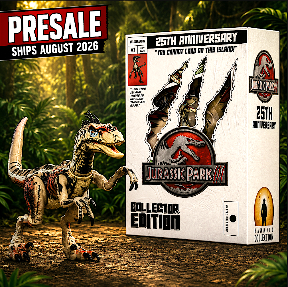SDCC 2026 Jurassic World Hammond Collection 25 Comic-Style
