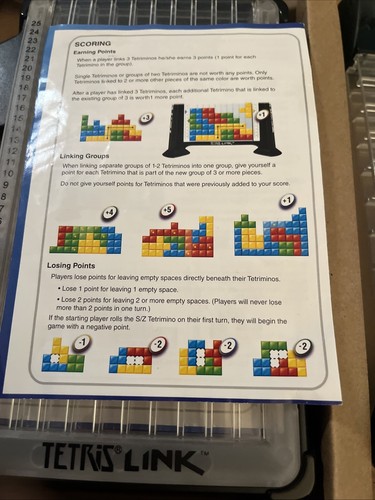 Tetris Link Game w/ Bonus Travel Edition Techno Source - Picture 3 of 5