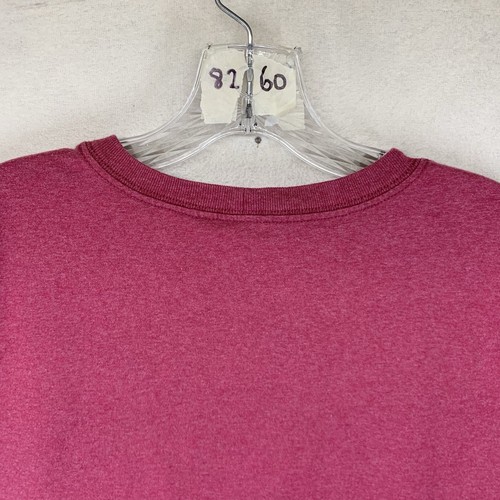 Carhartt Loose Fit Women's 2XL Short Sleeve Pocket T Shirt Dark Reddish Pink - Picture 7 of 9
