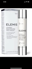 ELEMIS DYNAMIC RESURFACING PEEL & RESET 2X15ml 0.5oz DUAL PHASE PEEL EXFOLIANT
